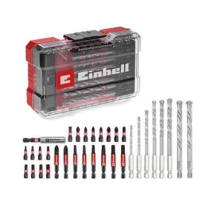Einhell M-CASE 33pc Impact Bit &amp; QR Masonry Drill Set