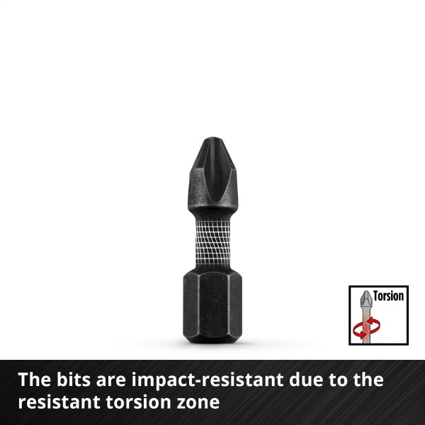 Einhell M-CASE 33pc Impact Bit &amp; QR Masonry Drill Set