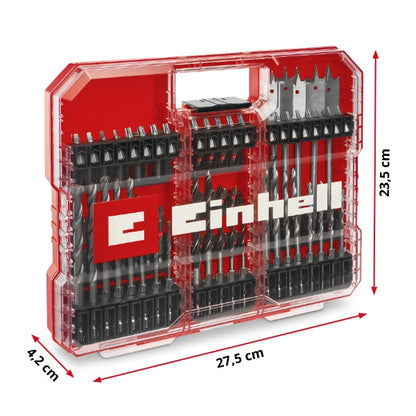 Einhell XL-Case 95pc Screwdriver Bit &amp; QR Assorted Drill Set