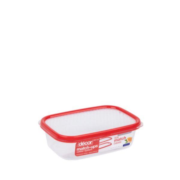 Decor Match-Ups Basics Obl 600ml Red