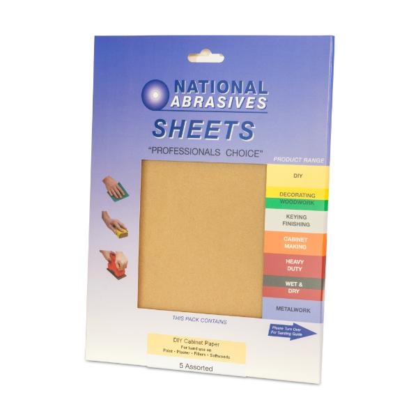 Cabinet Paper 5Pk Assorted
