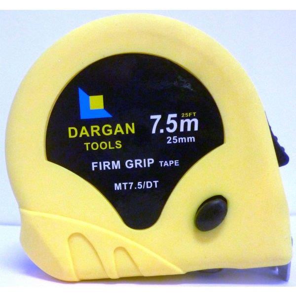 Dargan 7.5m Neon Rubber Grip Measuring Tape