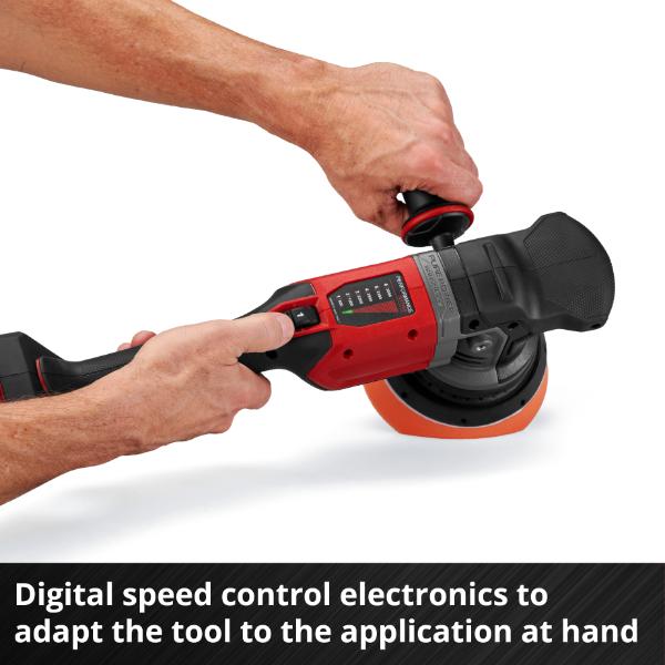 Einhell PXC 18v CP-EP 18/125 Li BL Cordless Eccentric Polisher - Body Only