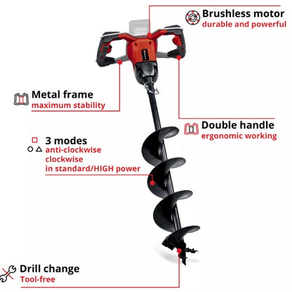 Einhell Professional PXC 18v GP-EA 18/150 Li Brushless Earth Auger - Body Only