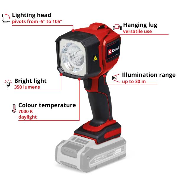 Einhell PXC 18v TC-CL 18/350 Li Cordless Light - Body Only