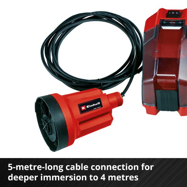 Einhell PXC 18v GE-SP 18 LL Li Cordless Clear Water Pump - Body Only