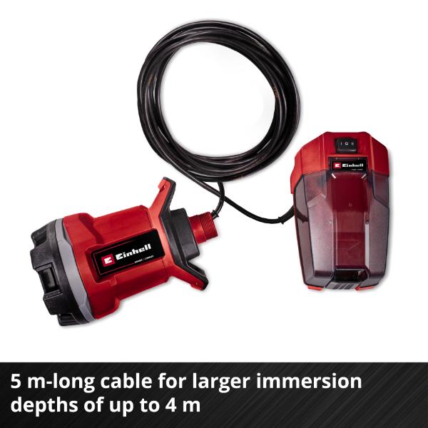 Einhell PXC 18v GE-DP 18/25 Li Cordless Dirt Water Pump - Body Only