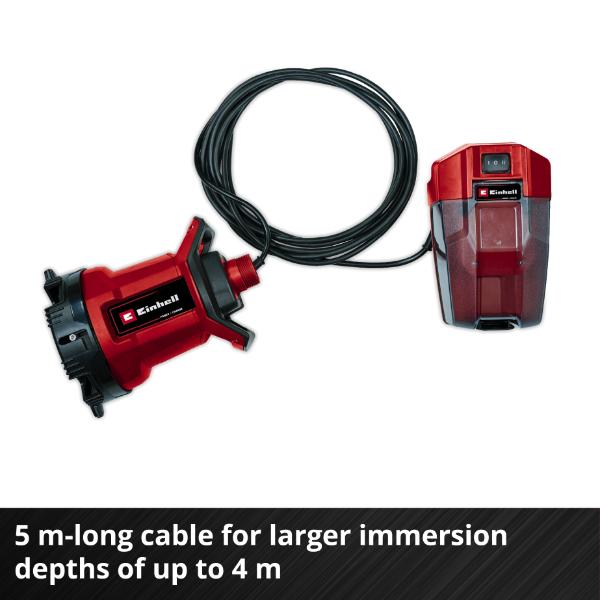 Einhell PXC 18v GE-DP 18/25 LL Li Cordless Dirt Water Pump - Body Only