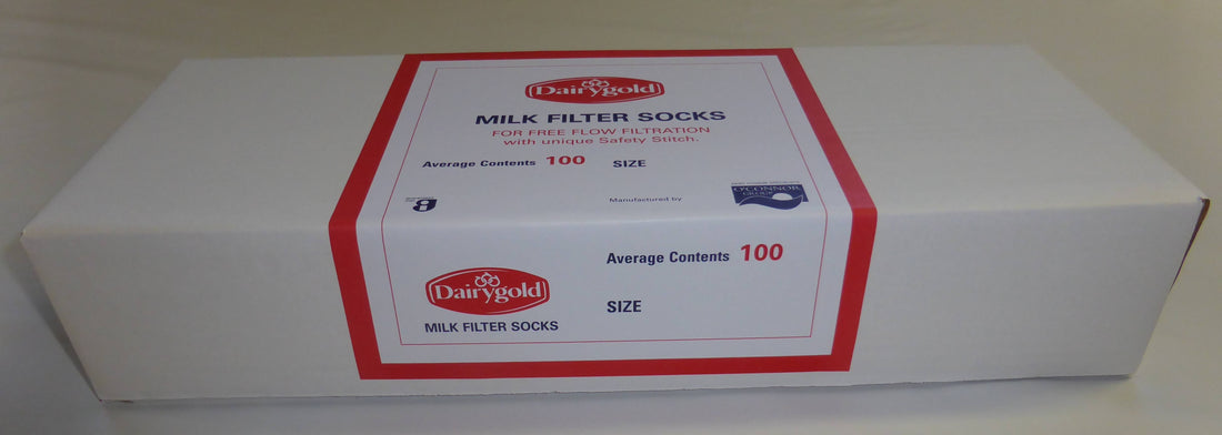 Dairygold Milk Filter Sleeve 30&quot;&quot;x6&quot;&quot; 100 pk