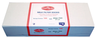Dairygold Milk Filter Sock 100 Pack White