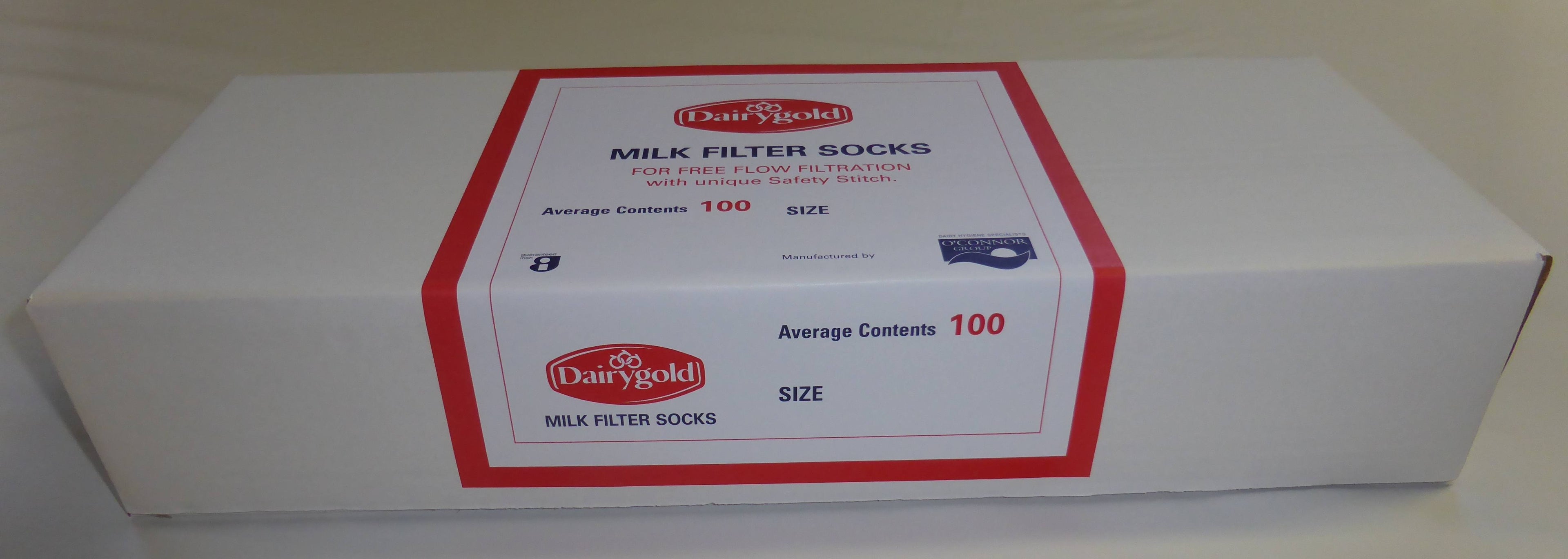 Dairygold Milk Filter Socks 300 Pack White