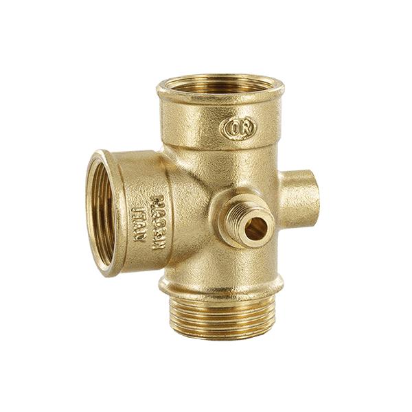Officine Rigamonti 5 way brass connection