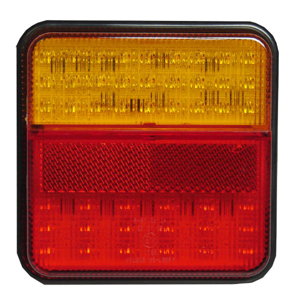 LED 3 Function Square Rear Combi Lamp 12V
