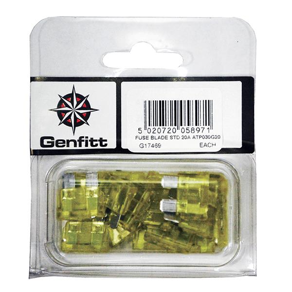 Fuse Blade Std 20 Amp Atp030g20 (20 Per Pack)