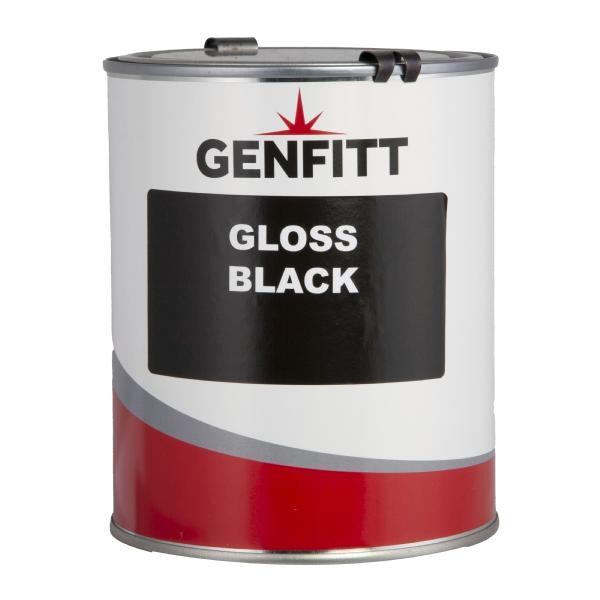 Paint Genfitt Gloss Black 1L