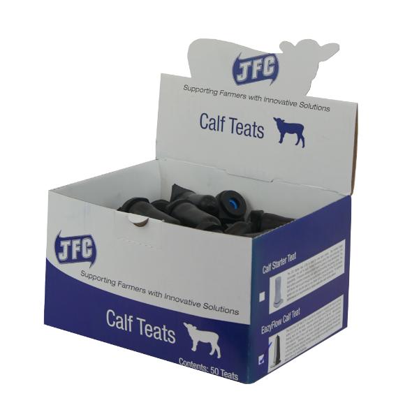 JFC Eazyflow Calf Teat - Box Of 50 (Black)