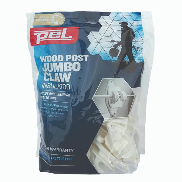 Pel White Jumbo Wire Insulator For Horse Wire (25 Pk)