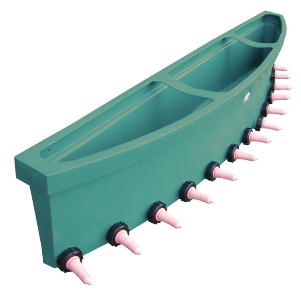 Milkflo 13 Station Flat Bottom Calf Feeder