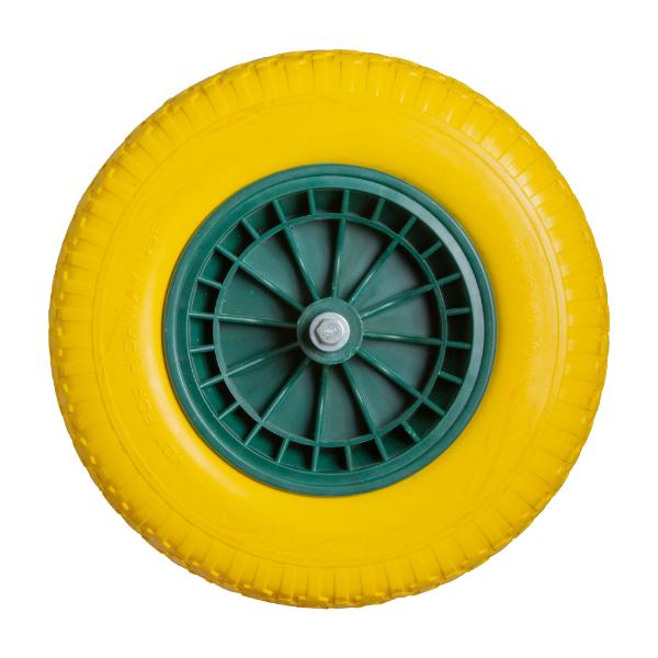 Wheel Pu Foam Filled 400 X 8 C/W Axle M10