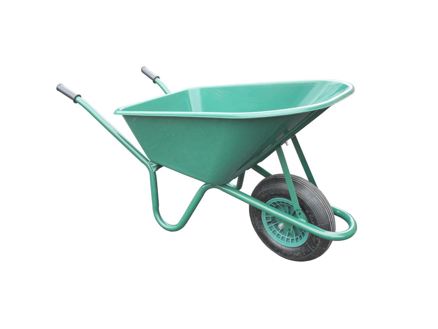 Intertrade Plastic Wheelbarrow 100L with Pneumatic Wheel