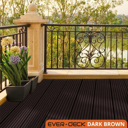 Teranna Ever-Deck Composite Decking Dark Brown 3.6Mt X 135mm