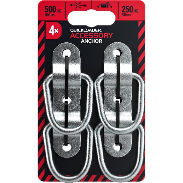 Quickloader Anchor 500Kg (4 Pack)