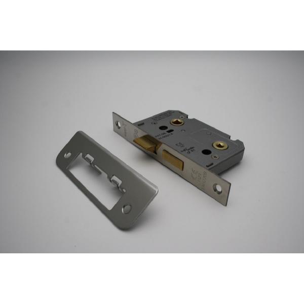 Eurospec Eurospec Bathroom Lock 3.0" Nickle