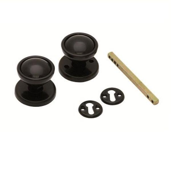 Carlisle Brass Black Rim Mortice Black (Plastic)