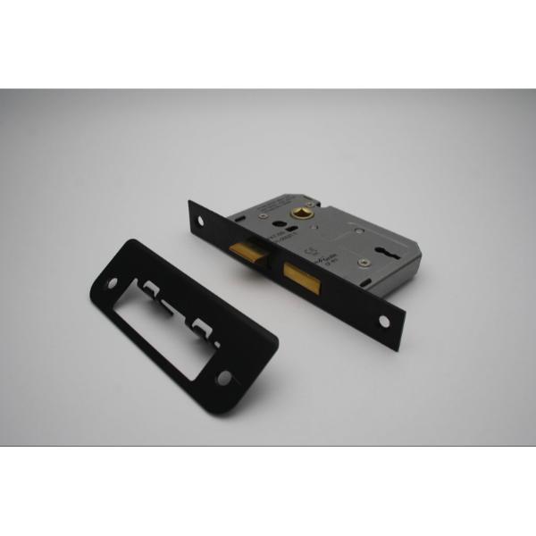 Eurospec 2 Lever Sashlock - Economy  2.5" Black