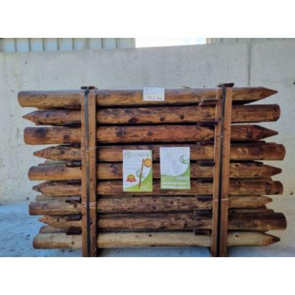 Propost Peeled Fence Post Brown NSAI (1.6m) 5&