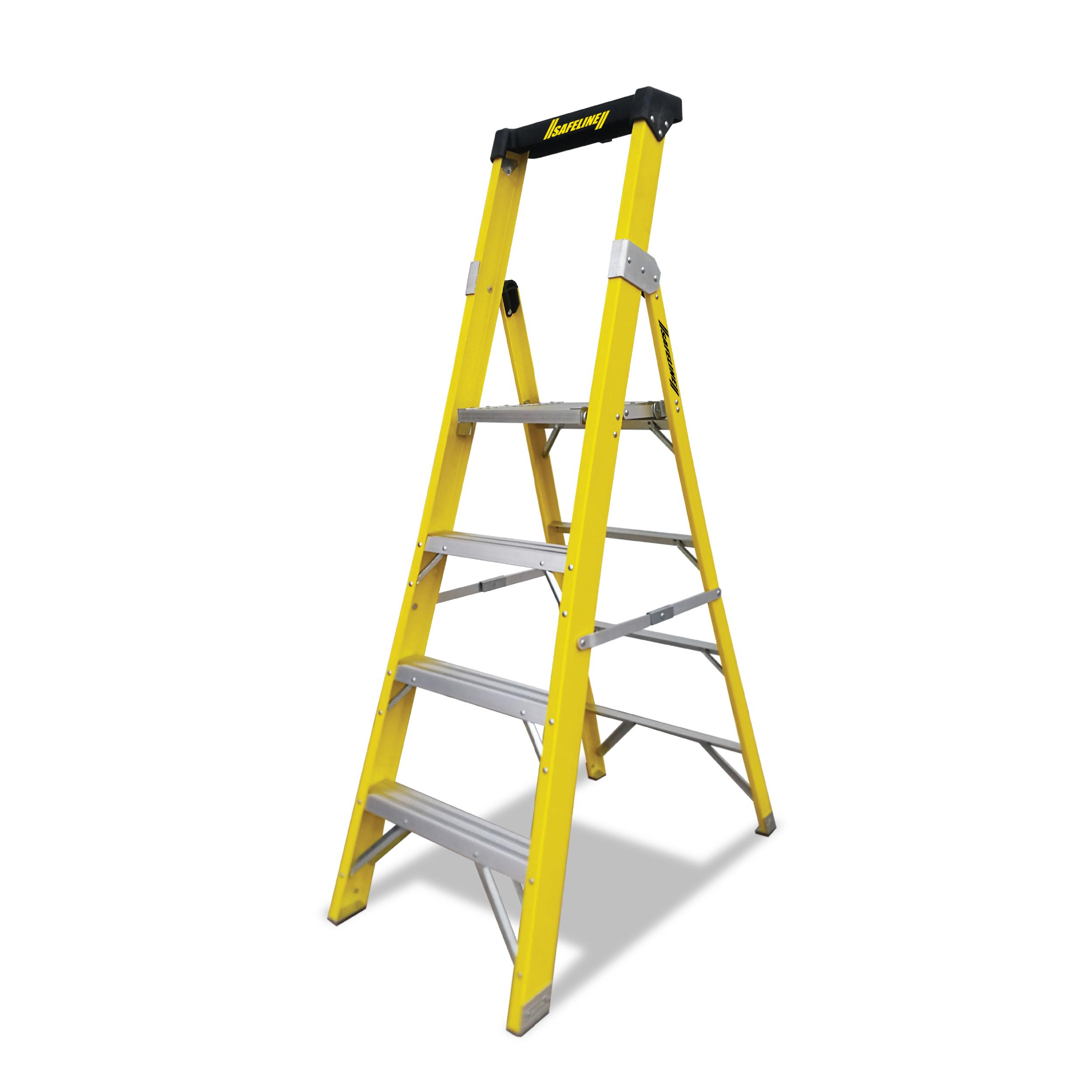 Safeline Platform Fibreglass Ladder