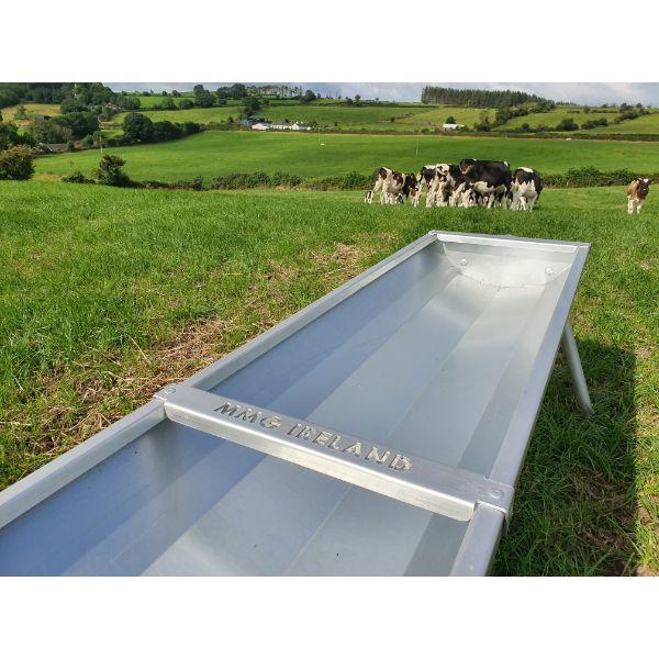 M.M.G Ireland 8Ft Cattle Galvanised Feed Trough