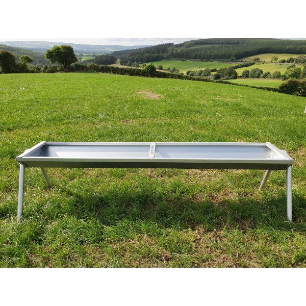 M.M.G Ireland 8Ft Cattle Galvanised Feed Trough
