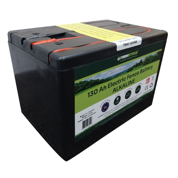 Farmstokk 130Ah Electric Fence Battery