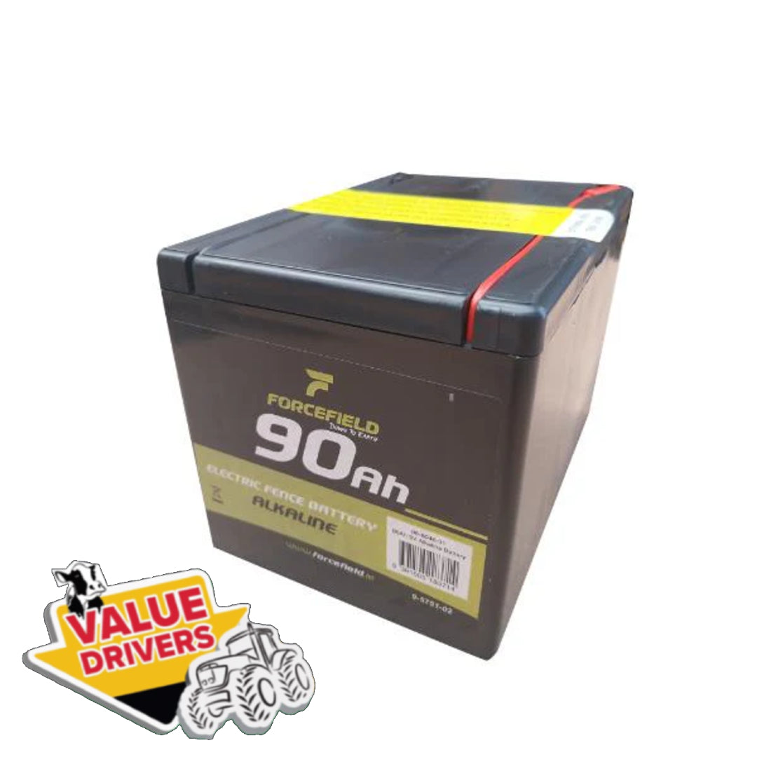 Forcefield Alkaline Fence Battery - 9V 90Ah