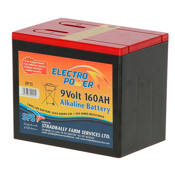 Electro Power 9V Battery 160Ak Alkaline