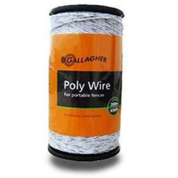 Gallagher Polywire 6 Strand 200M White – Co-Op Superstores