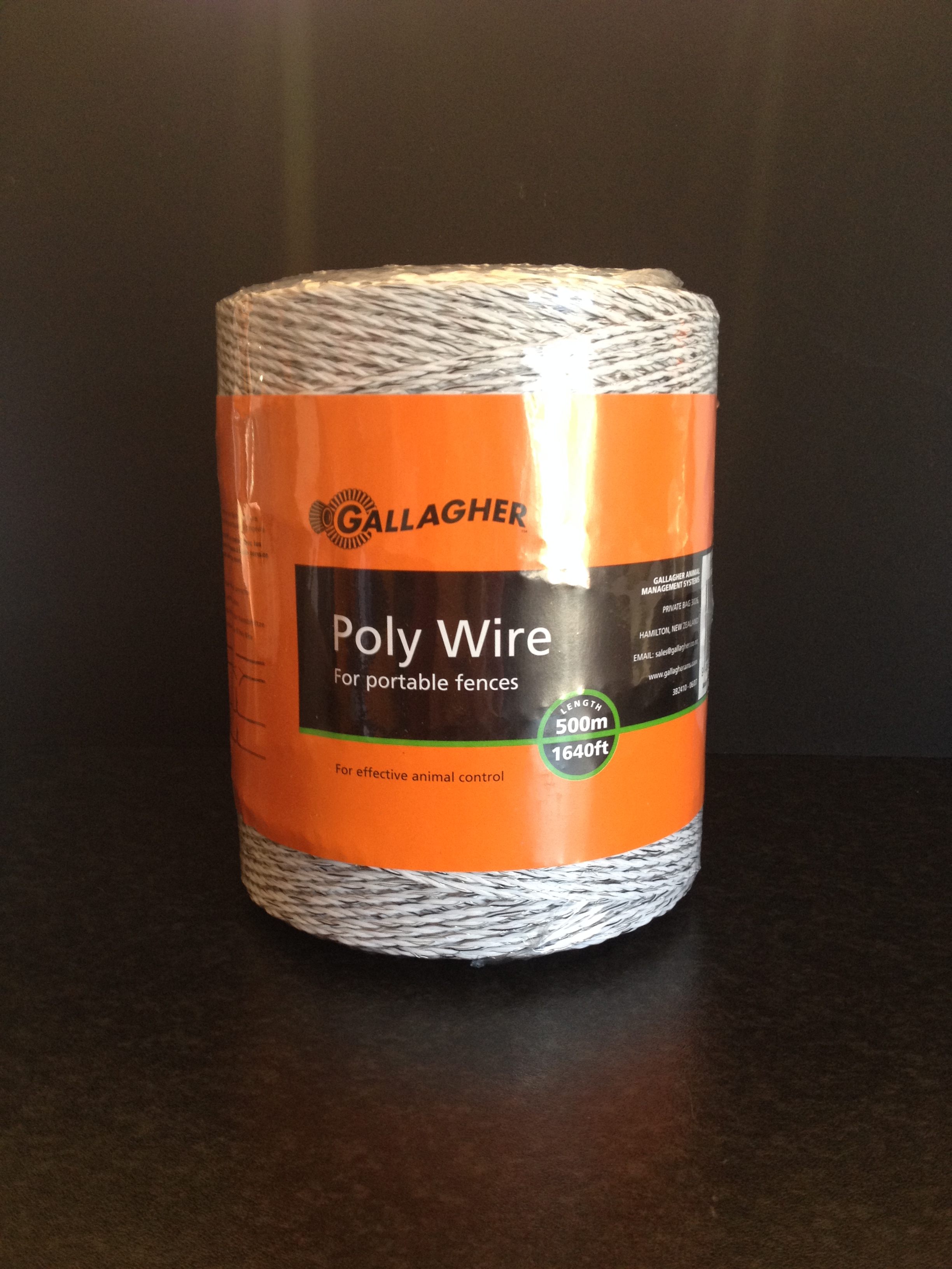 Gallagher Polywire 6 Strand 500M White – Co-Op Superstores