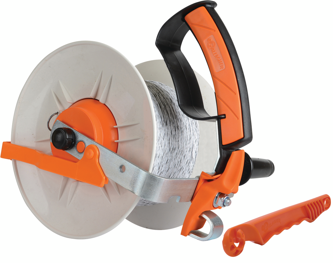Gallagher Geared Reel C/W 500M Polywire