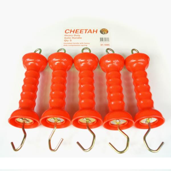 Cheetah 5 Pack Gate Handles - Red