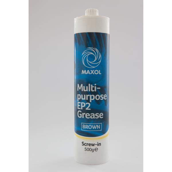 Maxol Multipurpose Ep2 Grease Brown 500G Cartridge
