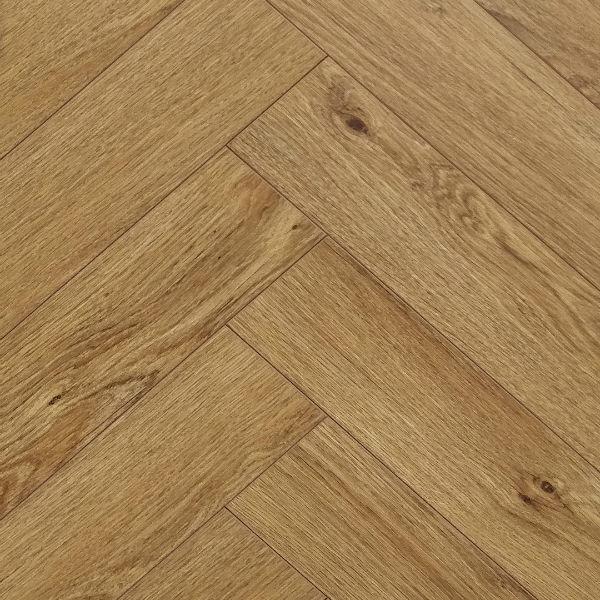 Canadia Pisa Oak Herringbone Laminate Flooring 12mm