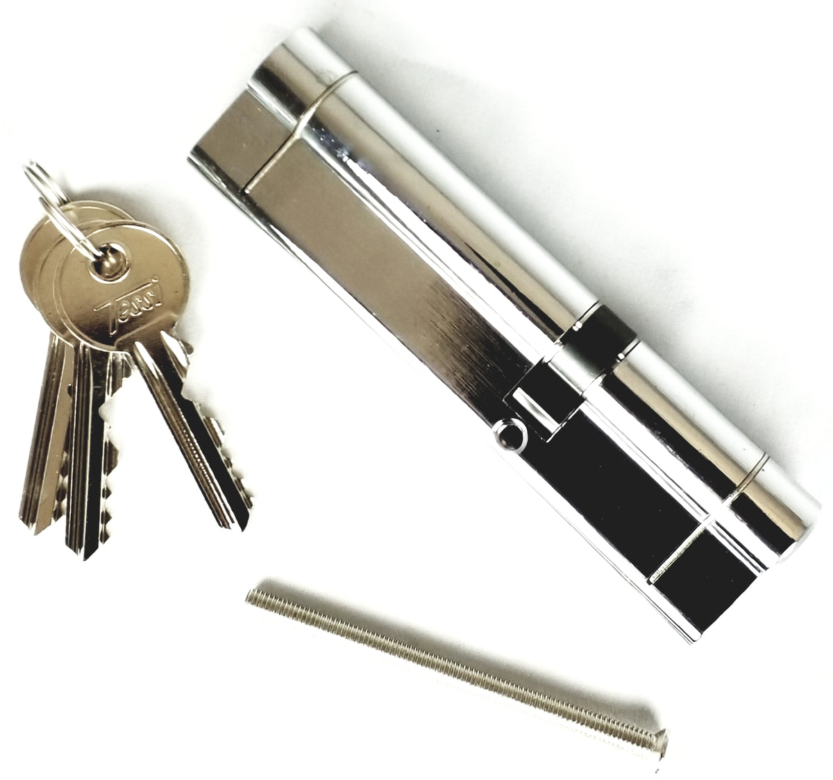 TESSI "Snap Safe" Euro Profile Cylinder .45/75 Chrome
