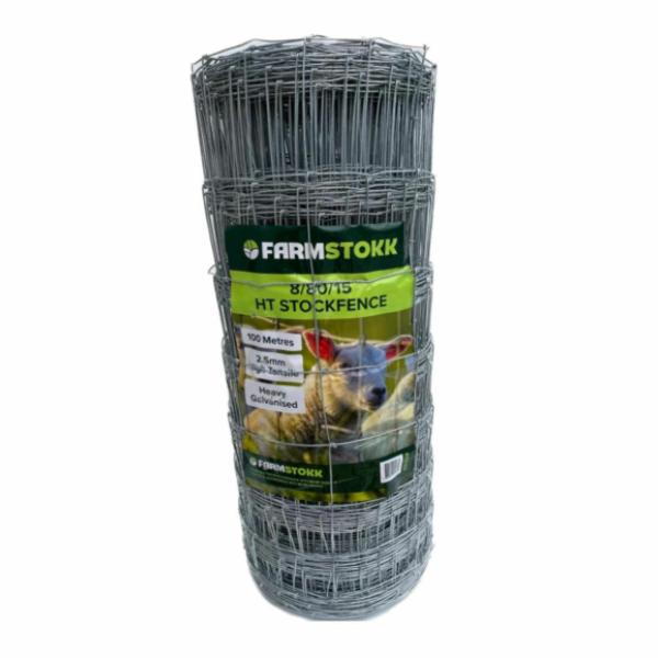 Farmstokk 8-80-15 High Tensile Galvanised No Gripple 100m