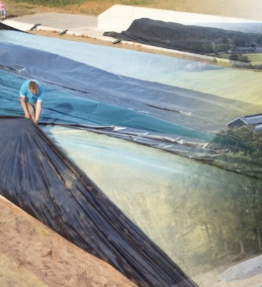 Black Polythene Silage Sheets 400G