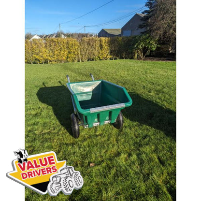 Rancher 250L Twin Wheel Tipping Wheelbarrow Green