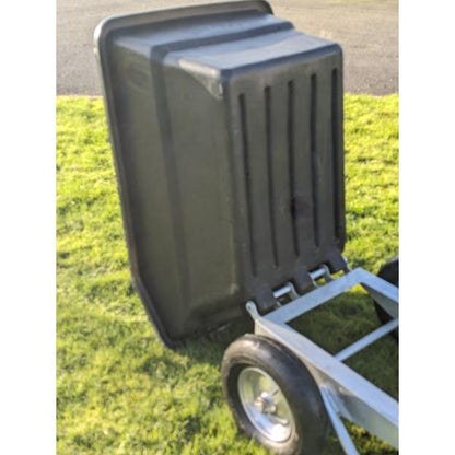 Rancher 250L Twin Wheel Tipping Wheelbarrow Black