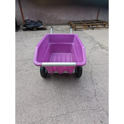 Rancher 250L Twin Wheel Tipping Wheelbarrow Magenta