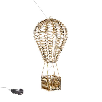 Three Kings Christmas Gold Twist Hot Air Ballon 50cm with LED