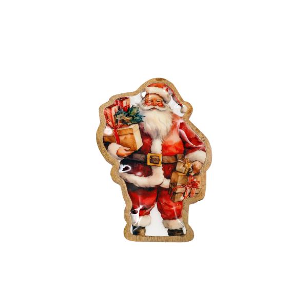 Christmas Santa wooden platter
